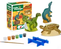 Caja de moldeo 3 dinosaurios - Mako Créations