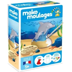 Caja de moldeo Delfín y su bebé - Mako Créations