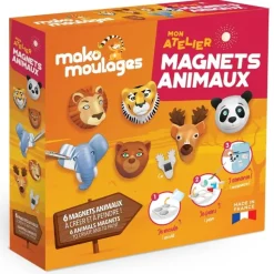 Caja de moldeo Imanes animales - Mako Créations