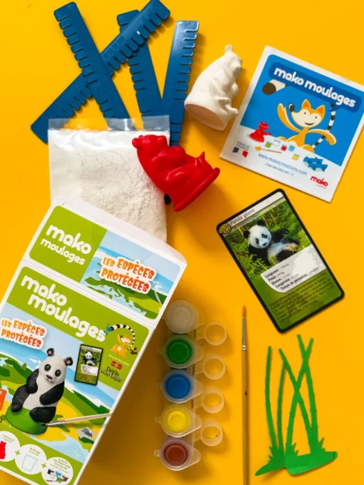 Caja de moldeo Panda gigante - Mako Créations