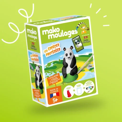 Caja de moldeo Panda gigante - Mako Créations