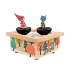 Caja de música de madera Caperucita Roja - Trousselier