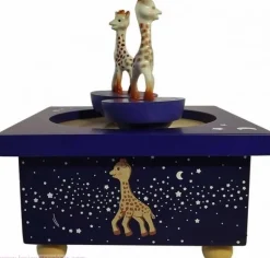 Caja de música de madera Sophie la Jirafa, Vía Láctea - Trousselier