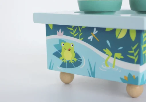 Caja de música de rana - Trousselier