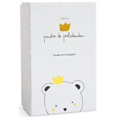 Caja de música del Pequeño Rey Oso - Doudou et Compagnie