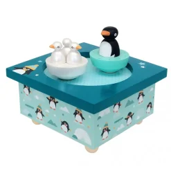 Caja de música para pingüinos - Trousselier