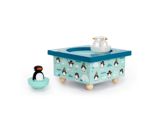 Caja de música para pingüinos - Trousselier
