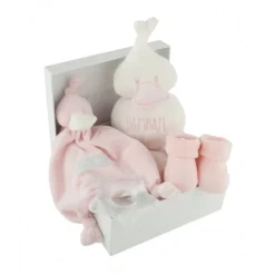 Caja de regalo de nacimiento, rosa - Bambam
