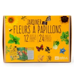 Caja de semillas de flores de mariposa - Radis et Capucine