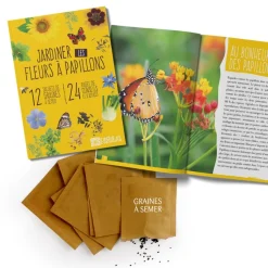Caja de semillas de flores de mariposa - Radis et Capucine