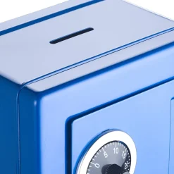 Caja fuerte con combinación, azul - Goki
