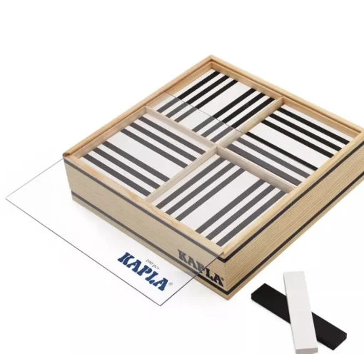 Caja Kapla en blanco y negro - Kapla