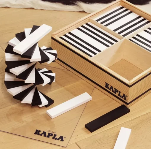 Caja Kapla en blanco y negro - Kapla
