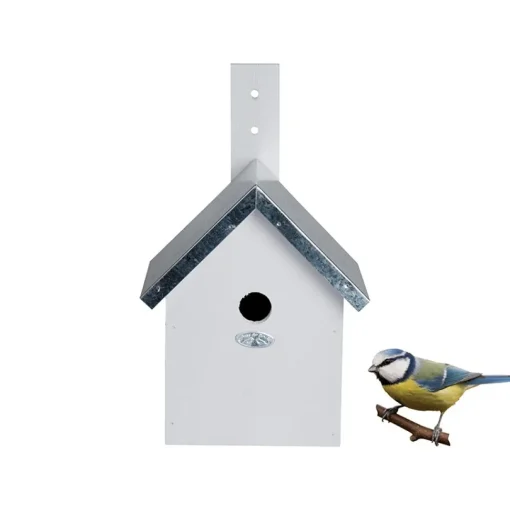 Caja nido para herrerillos - blanca - Esschert Design