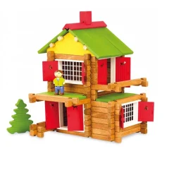 Caja-estuche Chalet de 135 piezas de madera - Jeujura