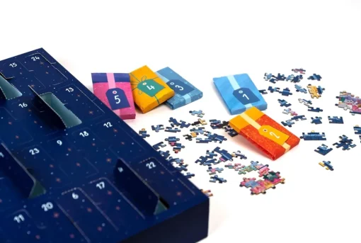 Calendario de Adviento Navidad a través de la ventana - Professor Puzzle