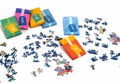 Calendario de Adviento Navidad a través de la ventana - Professor Puzzle