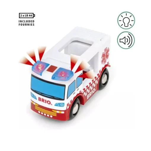 Camión Ambulancia - Luz y Sonido - Brio