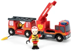Camión de bomberos con sonido y luz - Brio