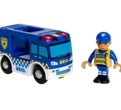 Camión de policía - Sonido y luz - Brio