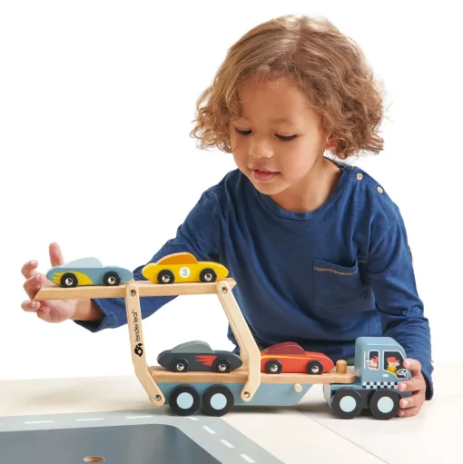 Camión transportador de coches - Tender Leaf Toys