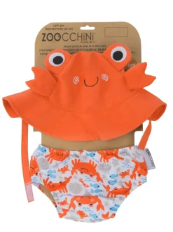 Camisa y gorro de cangrejo (3-6M) - Zoocchini