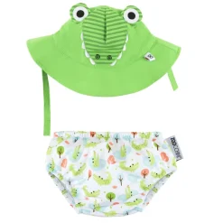 Camisa y gorro de cocodrilo (12-24M) - Zoocchini