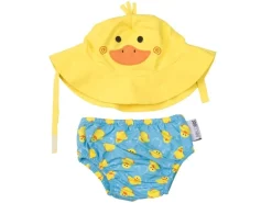 Camisa y gorro de pato (3-6M) - Zoocchini