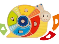 Caracol para combinar formas y colores - Goki