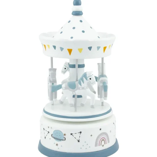 Carillon Giostra dei cavalli gris azul - Ulysse
