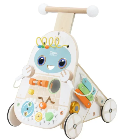 Carrito andador multiactividades de madera Robot - Classic World