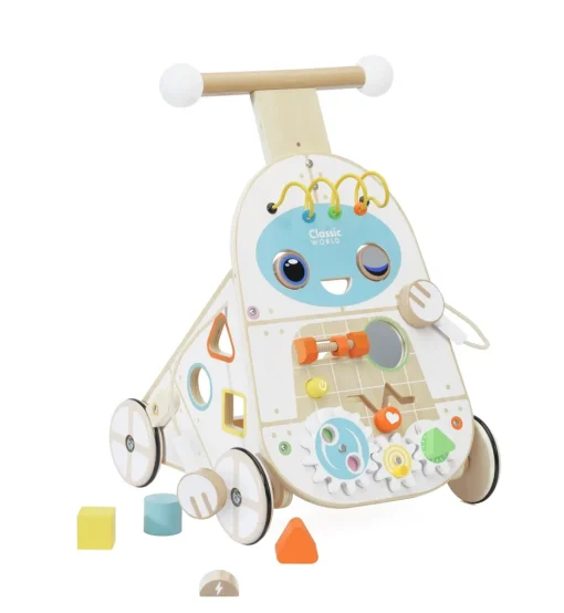 Carrito andador multiactividades de madera Robot - Classic World