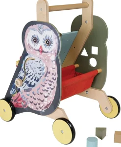Carrito de empuje con actividades Búho - Manhattan Toy