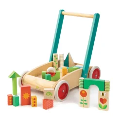 Carro de paseo con bloques de colores - Tender Leaf Toys