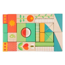 Carro de paseo con bloques de colores - Tender Leaf Toys