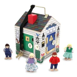 Casa con cerraduras y campanas - Melissa & Doug