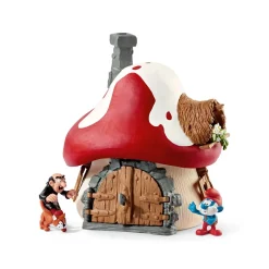 Casa de los Pitufos con 2 figuras - Schleich