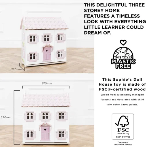 Casa de muñecas de madera de Sophie - Le Toy Van