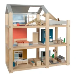 Casa de muñecas Natural con muebles - Small foot company