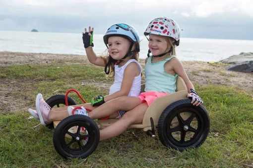 Casco azul Goggle MEDIUM - Kiddimoto