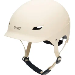 Casco infantil color crema S/M - Trybike