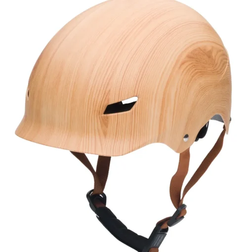 Casco infantil motivo madera S/M - Trybike