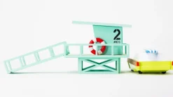 Caseta del socorrista de Malibú - Candylab Toys