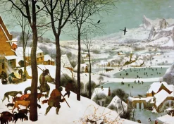 Cazadores en la nieve de Bruegel - Puzzle Michèle Wilson