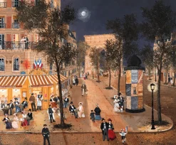 Cerca de la Place de l'Etoile Delacroix - Puzzle Michèle Wilson