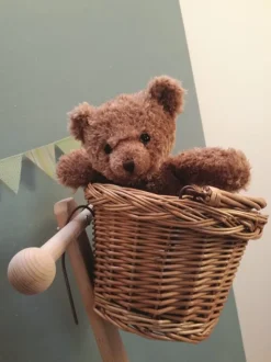 Cesta para la bicicleta de mimbre - Egmont Toys