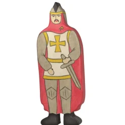 CFigura de caballero con abrigo rojo - Holztiger