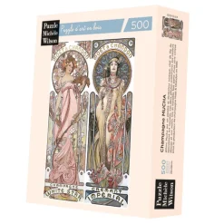 Champagne de Mucha - Puzzle Michèle Wilson