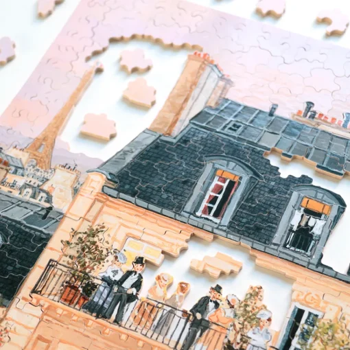 Chez Madame de Delacroix - Puzzle Michèle Wilson