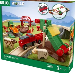 Circuito agrícola y locomotora a pilas - Brio